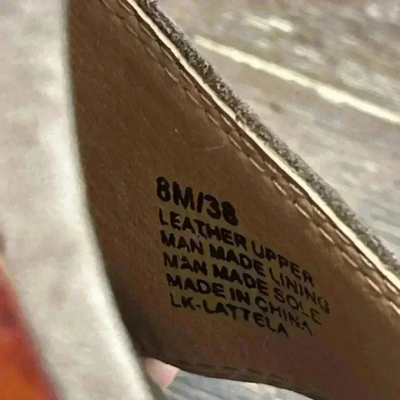 Lucky Brand Wedge Sandals Lattela Grey Suede Womens size 8 - Picture 3 of 9